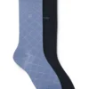 Zweierpack Socken aus Baumwollmischung in normaler Länge