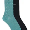 Zweierpack Socken aus Baumwollmischung in normaler Länge