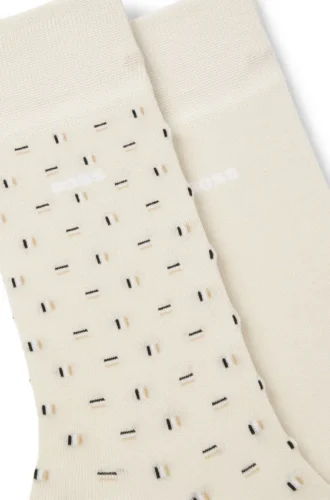 Zweierpack Socken aus Baumwollmischung in normaler Länge
