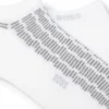 Zweierpack Socken aus Baumwollmischung mit Logos