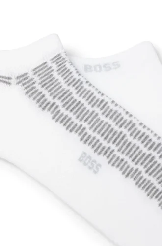 Zweierpack Socken aus Baumwollmischung mit Logos