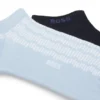 Zweierpack Socken aus Baumwollmischung mit Logos