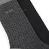 Zweierpack Socken aus merzerisierter Baumwolle in normaler Länge