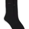 Zweierpack Socken aus weicher, kompakter Baumwolle