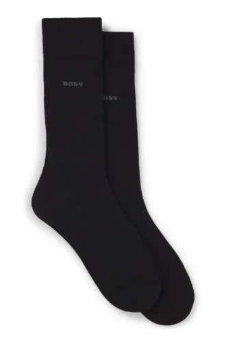 Zweierpack Socken aus weicher, kompakter Baumwolle