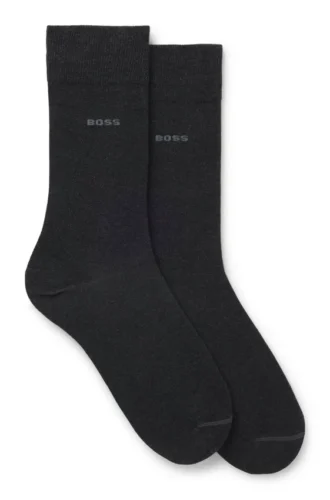 Zweierpack Socken aus weicher, kompakter Baumwolle