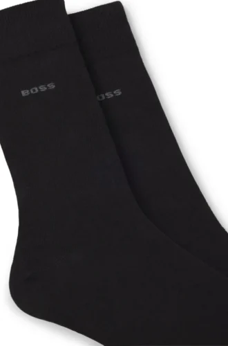 Zweierpack Socken aus weicher, kompakter Baumwolle