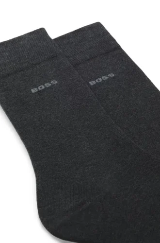 Zweierpack Socken aus weicher, kompakter Baumwolle