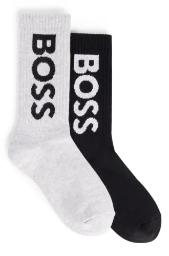 Zweierpack Socken für Kinder mit kontrastierendem Logo