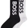 Zweierpack Socken für Kinder mit kontrastierendem Logo