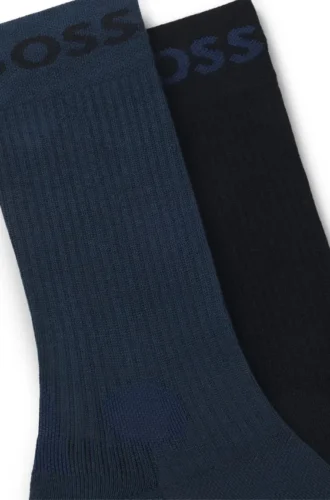 Zweierpack Socken in normaler Länge aus Stretchmaterial