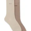 Zweierpack Socken in regulärer Länge aus einer Bambusmischung