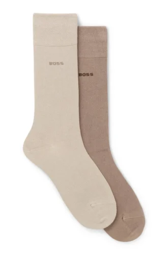 Zweierpack Socken in regulärer Länge aus einer Bambusmischung