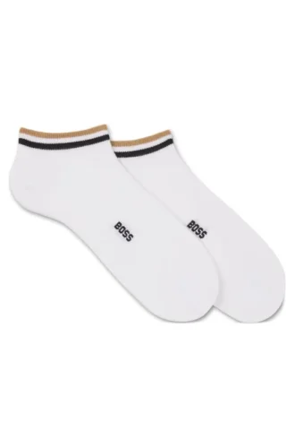 Zweierpack Socken mit charakteristischen Streifen am Bündchen