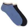 Zweierpack Socken mit charakteristischen Streifen am Bündchen