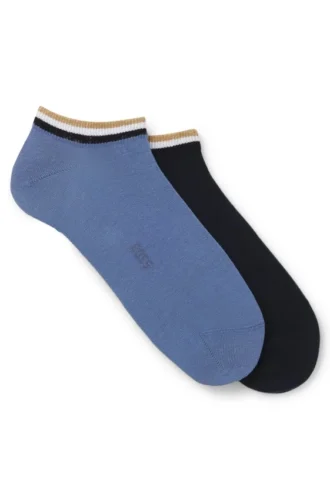 Zweierpack Socken mit charakteristischen Streifen am Bündchen