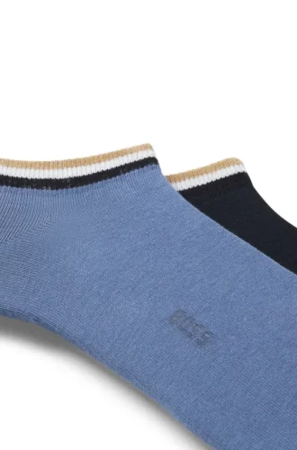 Zweierpack Socken mit charakteristischen Streifen am Bündchen
