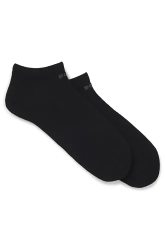 Zweierpack Socken mit Logo-Detail in Knöchellänge