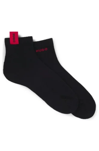 Zweierpack Socken mit Logo-Detail in kurzer Länge