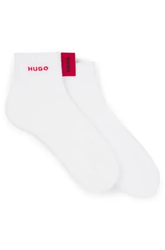 Zweierpack Socken mit Logo-Detail in kurzer Länge