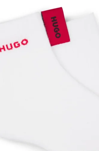 Zweierpack Socken mit Logo-Detail in kurzer Länge