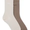 Zweierpack Socken mit Logo-Details in normaler Länge
