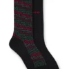 Zweierpack Socken mit Logo-Details in normaler Länge