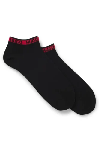 Zweierpack Socken mit Markenbund in Knöchellänge