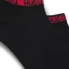 Zweierpack Socken mit Markenbund in Knöchellänge