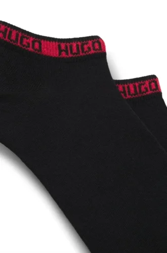 Zweierpack Socken mit Markenbund in Knöchellänge
