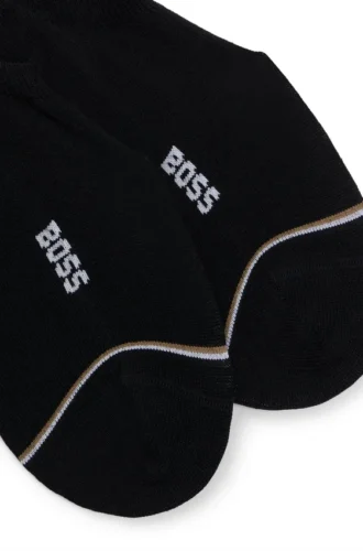 Zweierpack unsichtbare Socken aus einer Baumwollmischung