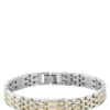 Zweifarbiges Armband mit Multi-Link-Design Zweifarbiges Armband mit Multi-Link-Design