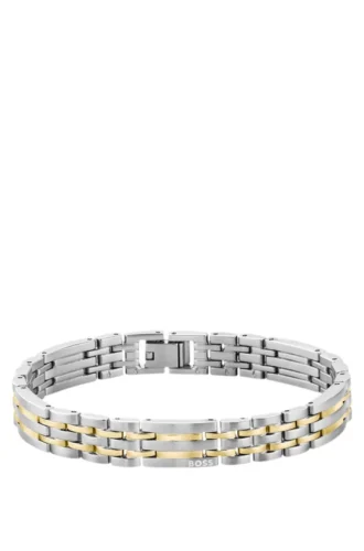 Zweifarbiges Armband mit Multi-Link-Design