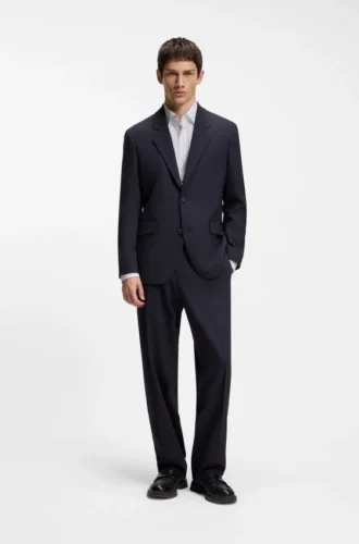 Zweiteiliger Anzug in Modern-Fit aus Stretch-Twill