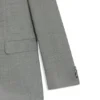 Zweiteiliger Anzug in Regular-Fit aus gemustertem Stretchstoff