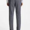 Zweiteiliger Anzug in Regular-Fit aus Stretch-Bouclé