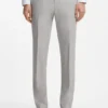 Zweiteiliger Slim-Fit-Anzug aus Baumwolle und Schurwolle