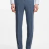 Zweiteiliger Slim-Fit-Anzug aus Baumwolle und Schurwolle