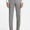 Zweiteiliger Slim-Fit-Anzug aus Baumwolle und Schurwolle