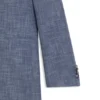 Zweiteiliger Slim-Fit-Anzug aus Baumwolle und Schurwolle