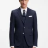 Zweiteiliger Slim-Fit-Anzug aus Bekleidung mit feinem Muster Zweiteiliger Slim-Fit-Anzug aus Bekleidung mit feinem Muster