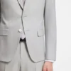 Zweiteiliger Slim-Fit-Anzug aus Bekleidung mit feinem Muster Zweiteiliger Slim-Fit-Anzug aus Bekleidung mit feinem Muster