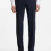 Zweiteiliger Slim-Fit-Anzug aus Bekleidung mit feinem Muster Zweiteiliger Slim-Fit-Anzug aus Bekleidung mit feinem Muster