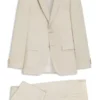 Zweiteiliger Slim-Fit-Anzug aus Bekleidung mit feinem Muster