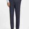 Zweiteiliger Slim-Fit-Anzug aus gemusterter Schurwolle