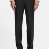 Zweiteiliger Slim-Fit-Anzug aus gemusterter Schurwolle