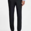 Zweiteiliger Slim-Fit-Anzug aus gemusterter Schurwolle