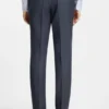 Zweiteiliger Slim-Fit-Anzug aus gemusterter Schurwolle