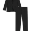 Zweiteiliger Slim-Fit-Anzug aus gemusterter Schurwolle