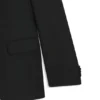 Zweiteiliger Slim-Fit-Anzug aus gemusterter Schurwolle